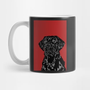 Betsy the Black Labrador Dog Mug